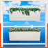 LEA Hanging Metal Pot Holders / Planters for Home / Balcony / Garden | White - Set of 2